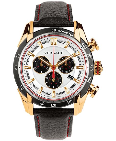 versace men's v ray|Versace Men's Swiss Chronograph V.